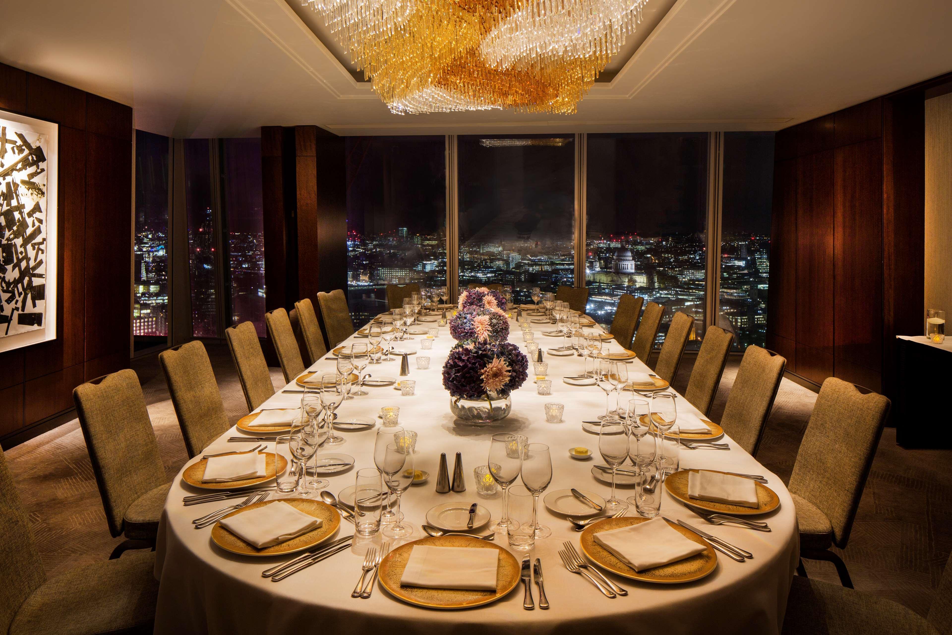 Shangri-La The Shard, London Luaran gambar The private dining room at the restaurant